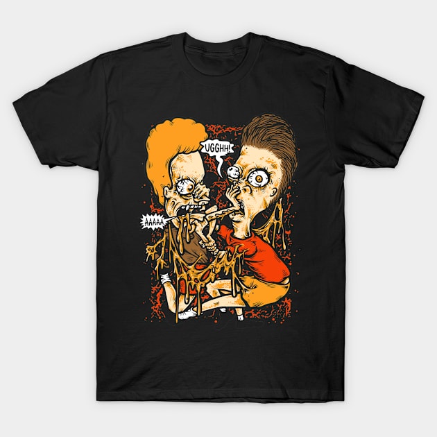 Beavis & Butthead T-Shirt by KawaiiDread